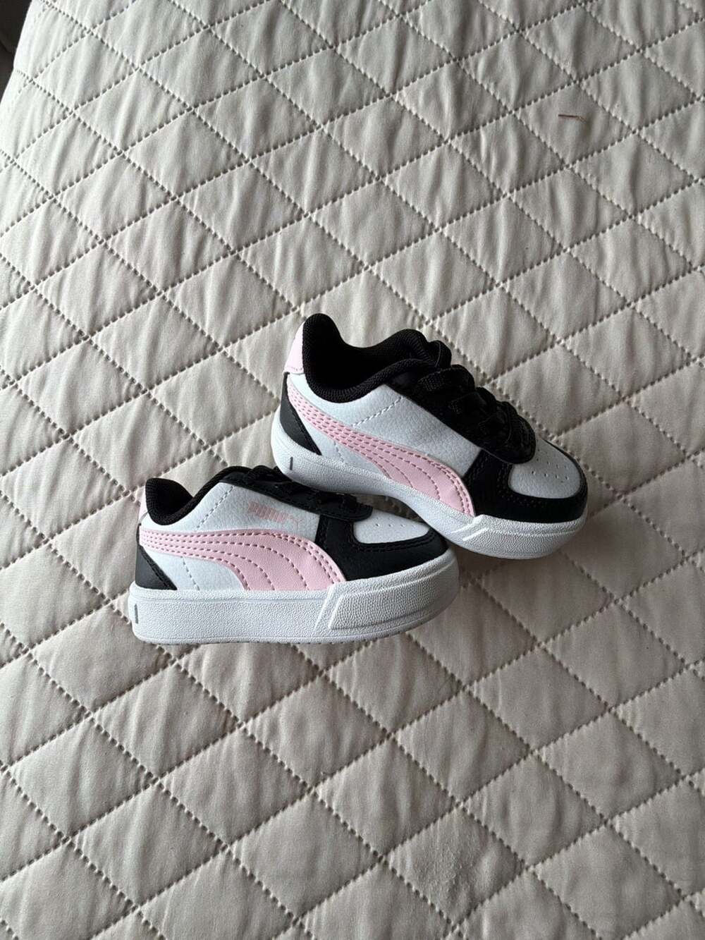 Puma Caven 2.0 Toddler Sneakers Black and Pink